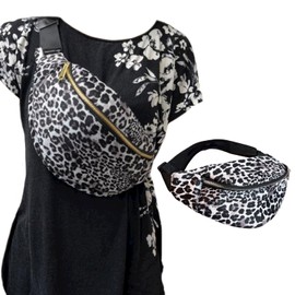 Cabana Sports Large Crossbody Fanny Waist Pack for Women, Fashion Adjustable Waterproof Belt Bag, Hands Free Storge for Phone, Money, Cards, 813756