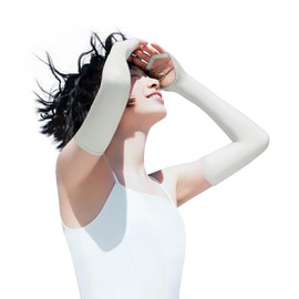 MOUNT TEC UV Protection Long Arm Sleeves Women's Sunblock Driving Cycling Fishing Baseball UPF 50+ Tattoo Cover UP to Cover (Pebble Grey,M)