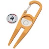 Coq Sportif QQBWJX01 Green Fork, Classic with Marker, Carabiner, Convenient