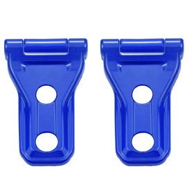 TOTMOX Front Engine Hood Hinge Cover Trim Exterior Accessories Decoration Compatible with Jeep JL JLU Wrangler & Unlimited 2018-2021 (2 PCS) Blue
