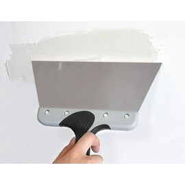 ROLLINGDOG 220 mm Long Painter's Spatula Surface Spatula Tool Corrosion Resistant Polished Stainless Steel Blade for Puttying Drywall, Scraping and Cleaning Surfaces