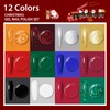 MEET ACROSS 12PCS Gel Nail Polish Kit, Nude Gel Polish