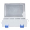 3Pcs Transparent Parts Box Removable Separate Grid Hardware Tools Organizer