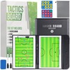 ZPU Soccer Coaching Board, Magnetic Soccer Clipboard for Coaches, Portable