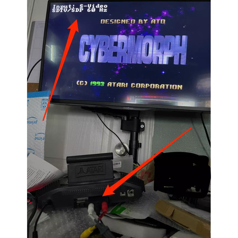 Atari Jaguar AV S-Video ( SV ) and Stereo RCA