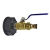 Brass Tap Connection for IBC Tank, Input Diameter S60 x