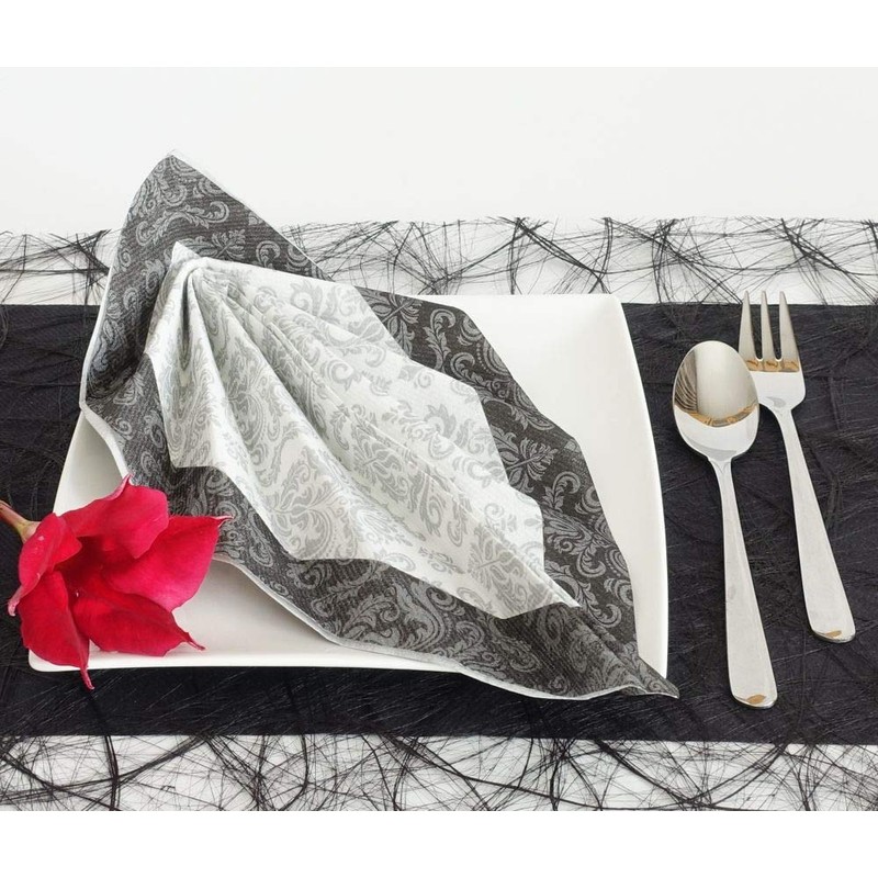 50 APARTina Napkins Ornament 33 x 33 cm Fabric-Like Airlaid