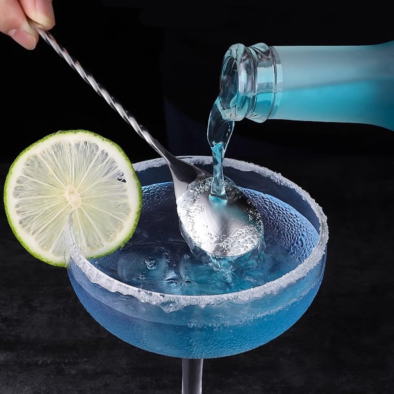 Nikou Cocktail Mixing Spoon, Bar Spoon, Wine Mixing Twist Spoon,