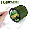 Frwanf Braided Fishing Line 8 Strands Super Strong PE Fishing