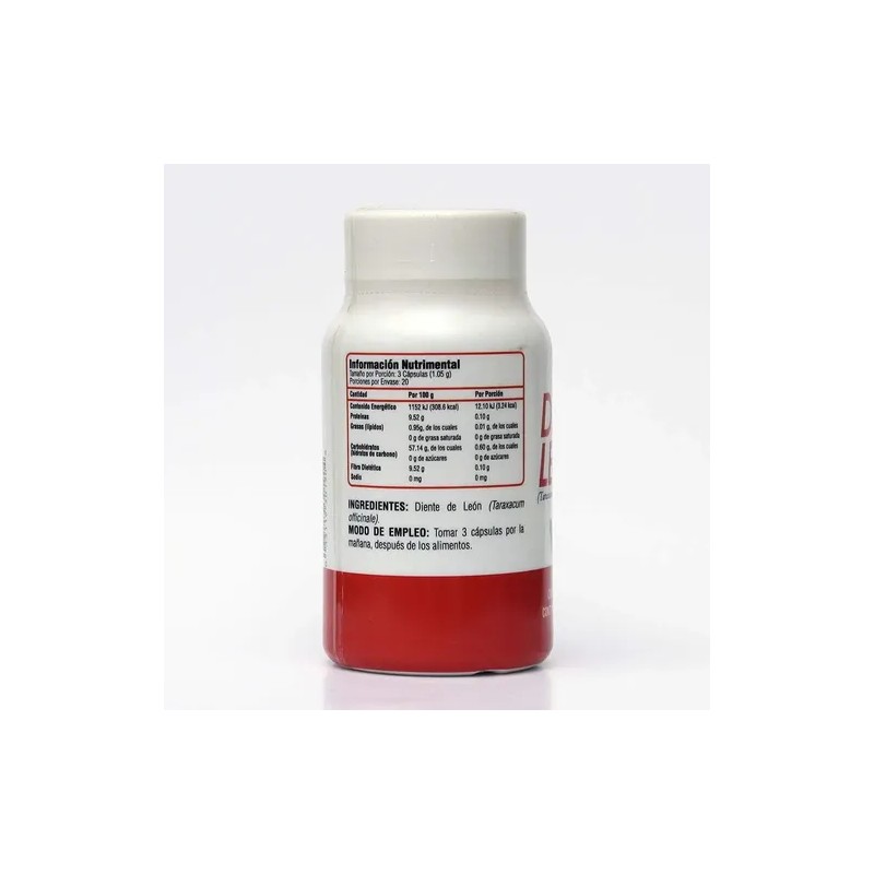 Greenside Diente De Leon 21g, 60 Capsulas Sfn Sabor Sin