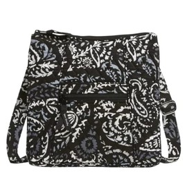 Vera Bradley Hipster Crossbody Bag in Paisley Noir