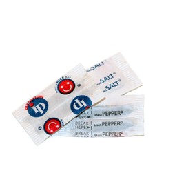 TSHomeGoods Salt and Pepper Packets. Good For Travel, For Everyday, 1000 Single Serving Packets, (500 Each)