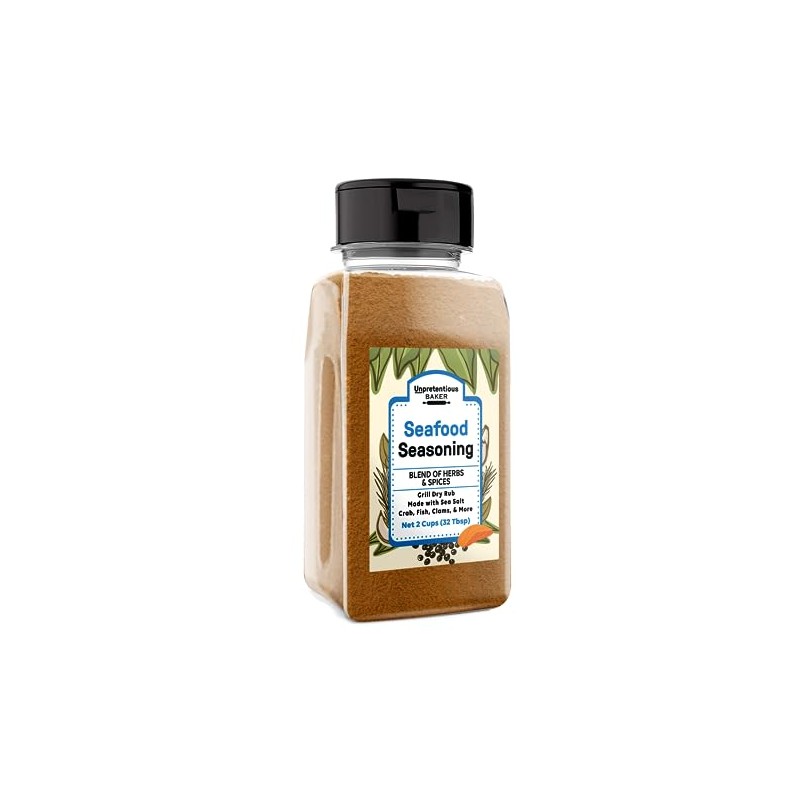 Unpretentious Seafood Seasoning, 2 Cups, Herbs & Spices Blend for