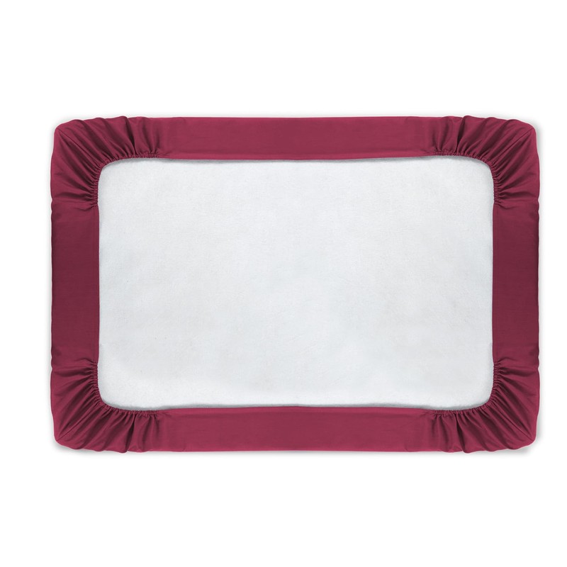 CHARKHAH Polycotton Fitted Sheet for Single Double King Super King