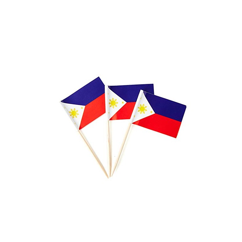 Philippines Flag Filipino Flag, Small Mini Philippine Toothpick Flags for