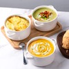DELLING 6 Pack Soup Bowls with Handles, 24 Oz Large