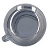 Electroplated Grey Coffee Pot High Borosilicate Glass Hand Coffee Server