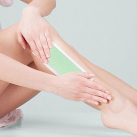 MAGICLULU Bandas mini para depilación del mentón y labio superior 25 piezas de cera en papel encerado para uso femenino sin equipo adicional, ideal pa