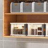 2PCS Stackable Makeup Drawer Organizer, Small Plastic Storage Drawers for
