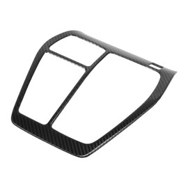 TUCKBOLD Stainless Steel Gear Shift Knob Button Cover for Toyota RAV4 2019-2025 Console Gear Panel Decal Trim Sticker Interior Accessories Carbon Fiber Black