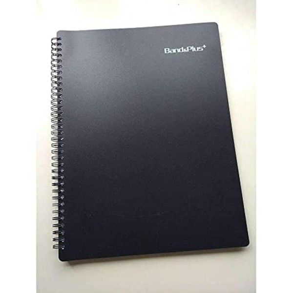 Plus File Non-Reflective Music Sheet Folder (Black, 40-Pocket to fit