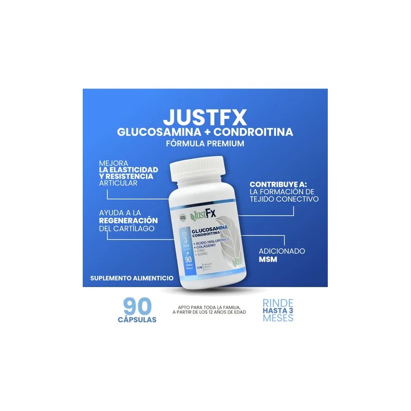 Olnatura Justfx 90 Cápsulas De Glucosamina