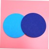 Operitacx 8pcs Round Eva Board Felt Wall Sticker Memo Board