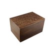 Indian Glance Wooden Urn Box - Human Funeral Cremation Urn
