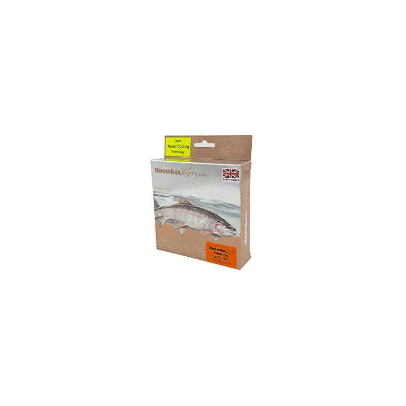 Snowbee XS WF8HV Floating Fly Line - Hi-Viz Orange, 90
