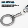 Neikafan Key Rings Titanium Key Ring Removable Key Rings with