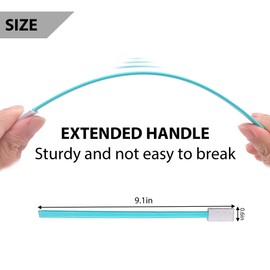 Disposable Crevice Cleaning Brush - 20 Pack Small Cleaning Brushes for Tight Spaces, Household Crevice Cleaning Tool for Deep Cleaning, Disposable Toilet Brush, Baseboard Cleaner Tool - Blue