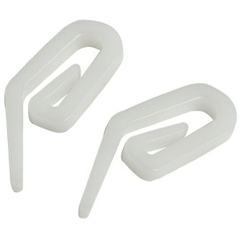 Nylon Curtain Tape Hooks Bulk Hardware (100 Hooks)