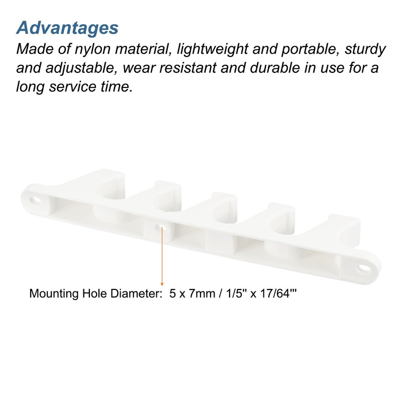 PATIKIL Chaise Adjustment Bracket, 2 Pack 5 Position Lawn Furniture