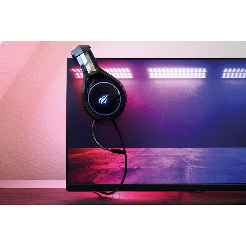 SCHWAIGER GH50 Gaming Headset Headphones Over-Ear LED RBG Light Flexible