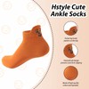 Hstyle 10 Pairs of Funny Socks, Kawaii Embroidered Cute Ankle