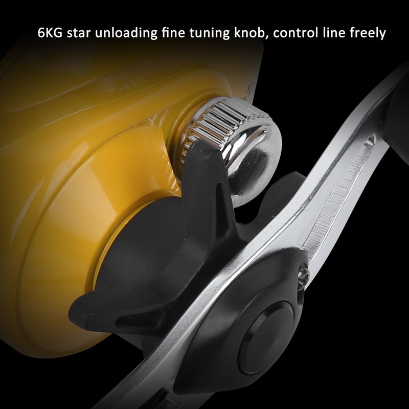 LE3000 Baitcasting Reel Left/Right Hand Metal Wheel Fishing Accessory Magnetic