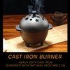 IPROUDER Cast Iron Incense Burner - Cast Iron Incense Holder