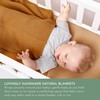 The Little Green Sheep Knitted Cellular Baby Blanket - 75