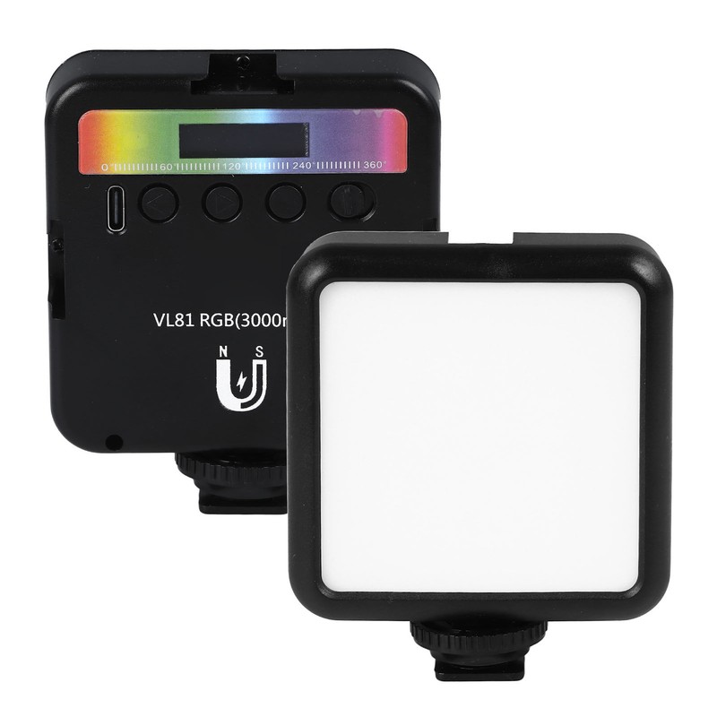 Mini LED Video Light Bright Uniform Lighting RGB LED Camera
