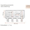 Molde de silicon para paletas mini magnum