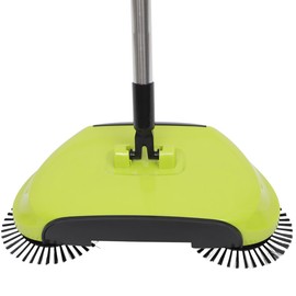 Floor Sweeper Manual, 3 in 1 Carpet Cleaner Machine Push Broom Clean Lazy Dustpan Trash Bin 360° Rotating Floor Clean Mop for Hardwood Ceramic Tiles