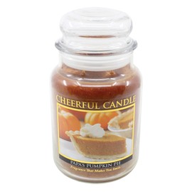 A Cheerful Giver Papa's Pumpkin Pie Jar Candle, 24-Ounce, 24oz