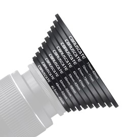3Pcs 86-82mm/86-77mm/86-95mm Filter Ring Adapter,Metal Step Down Ring for All Brands Camera Accessory(for UV,CPL,ND,Threaded Lens Hood)