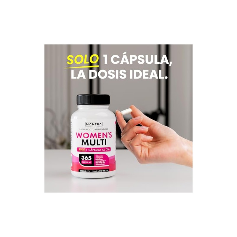 MULTIVITAMÍNICO DE MUJER | MANTRA Nutrition | Women´s Multi (365