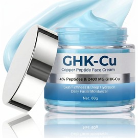 Copper Peptide Face Cream, 2400mg Potency Formula, for Face & Neck Care