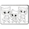 Super Kitties Coloring Book and Sticker Set for Kids