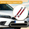 Partuto 2pcs 7.5cm/2.95in Car Splitter Support Rods Adjustable Front Rear