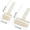 Coehaopike Lattice Roller Cutter，Pizza Silk Hob，DIY Baking Tool for Dought