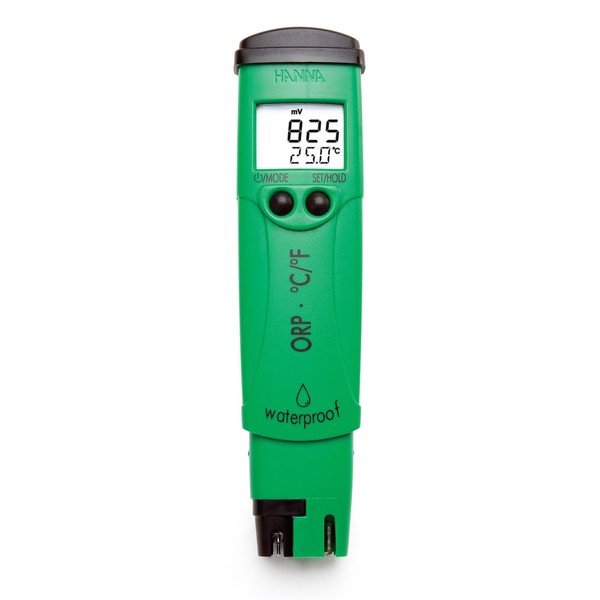 Hanna Instruments HI98120 Waterproof ORP/Temperature Tester, +/-1000mV ORP, +/-2mV ORP Accuracy, 1mV ORP Resolution