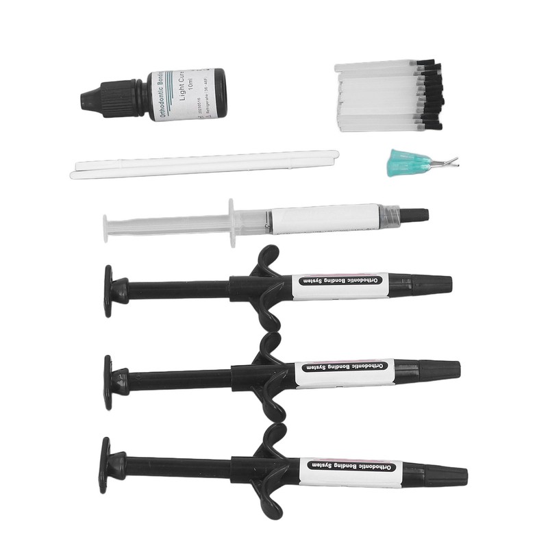 Dental Adhesive Cure Syringe High Bond Strength Orthodontic Dental Bonding